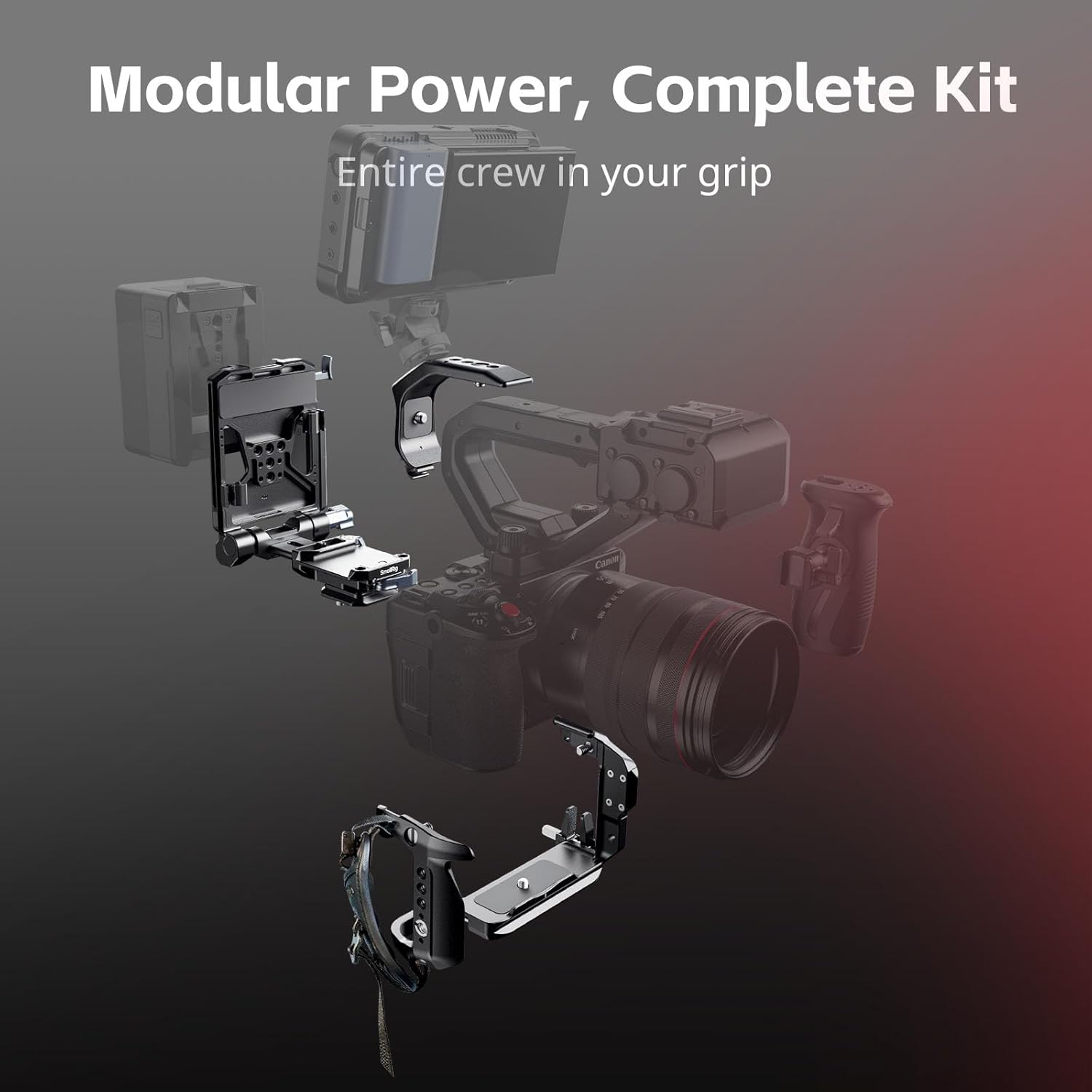 Thumbnail 1 de SMALLRIG Handheld Power Cage Kit Canon C50