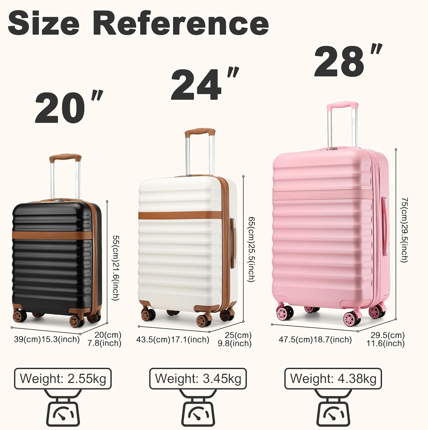 Thumbnail 1 de KONO Koffer Trolley XL 75 cm 🧳