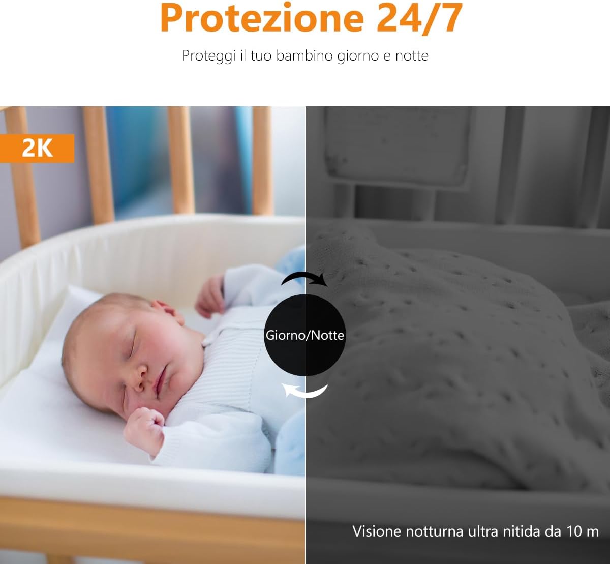 Thumbnail 4 de Imou Telecamera Wi‑Fi Interna 2K (3MP) Cue 2C con rilevazione umana e visione notturna