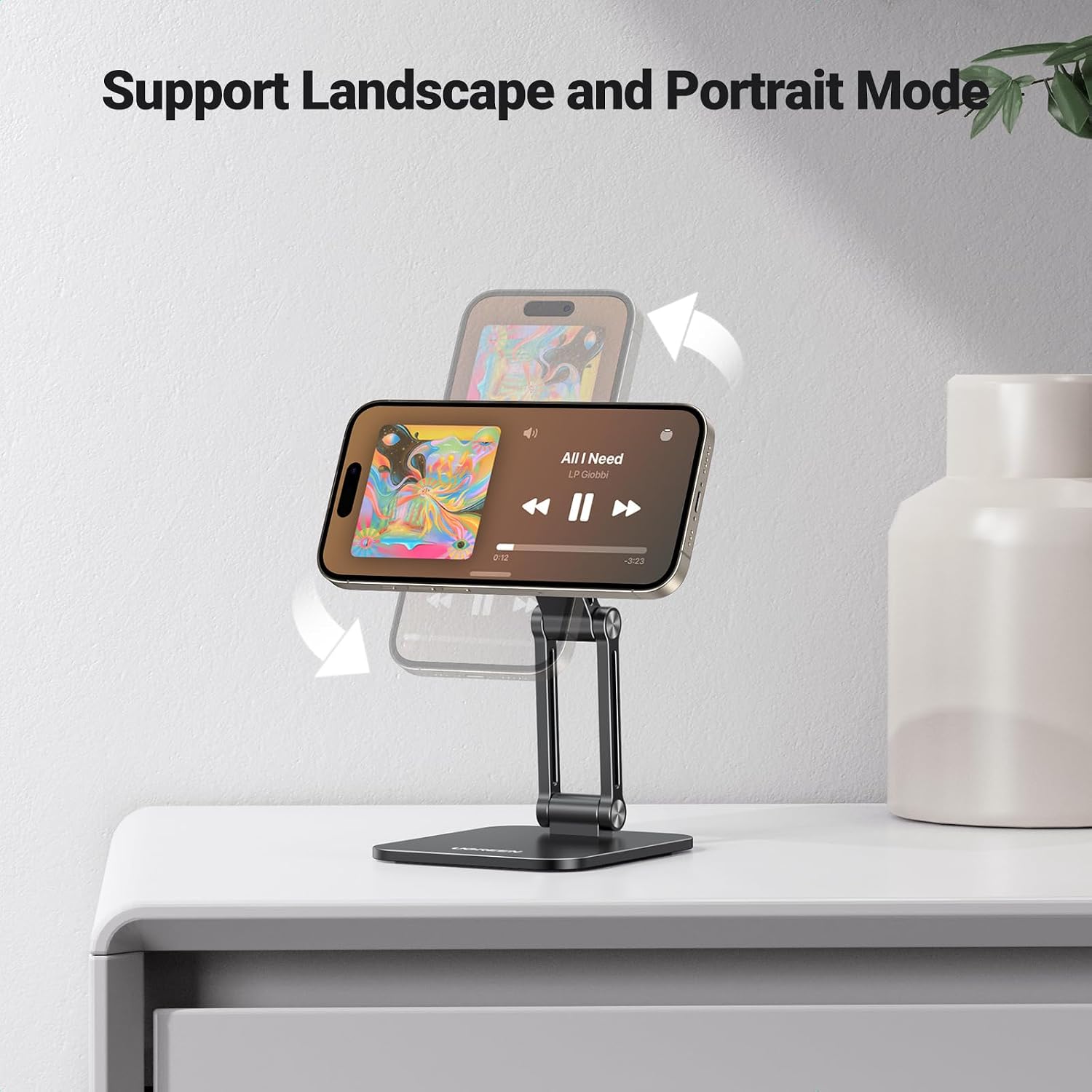 Detalle 2 de UGREEN MagSafe Phone Stand 360° Rotating