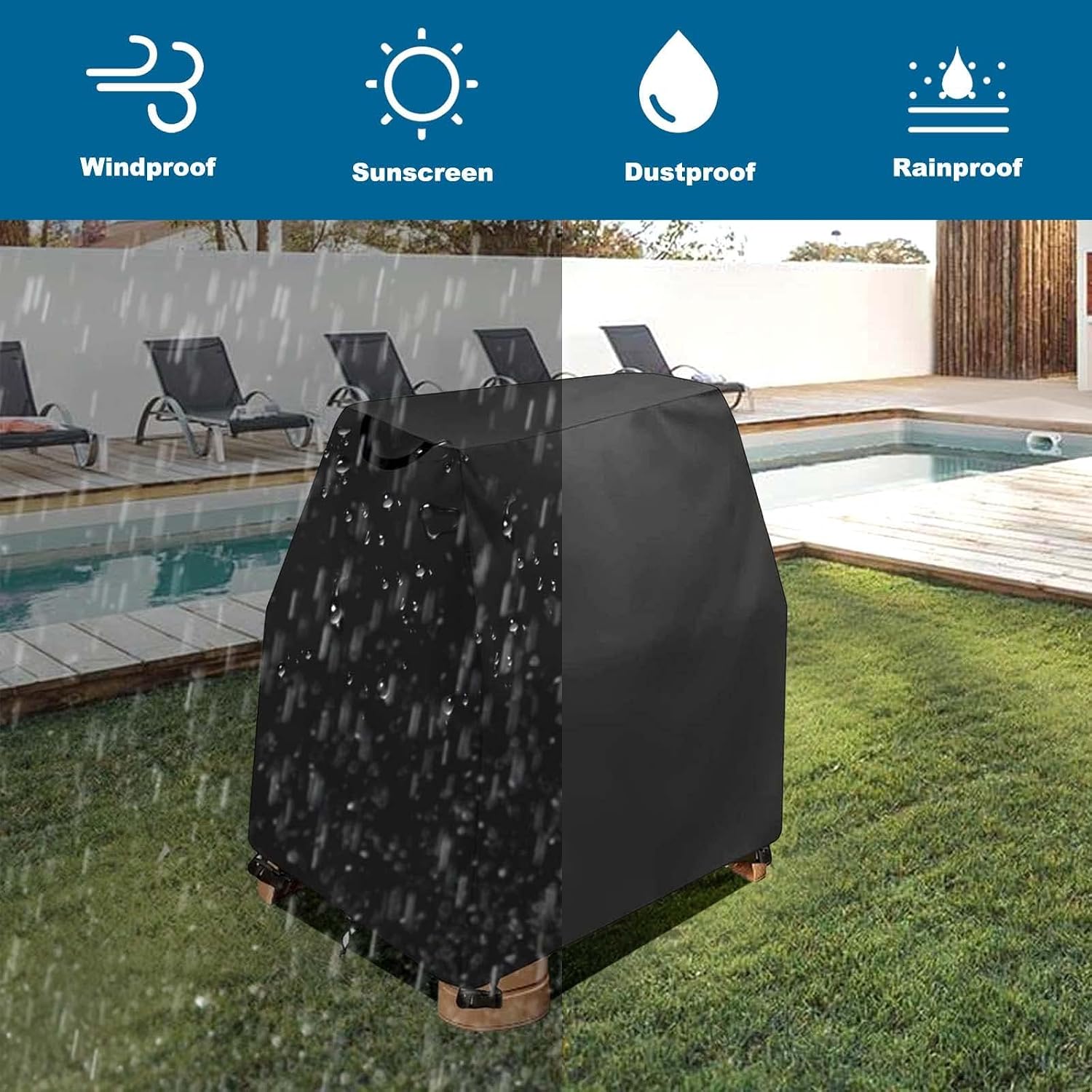 Detalle 1 de AKEfit Kids Water Table Cover 41 x 25 x 33 in