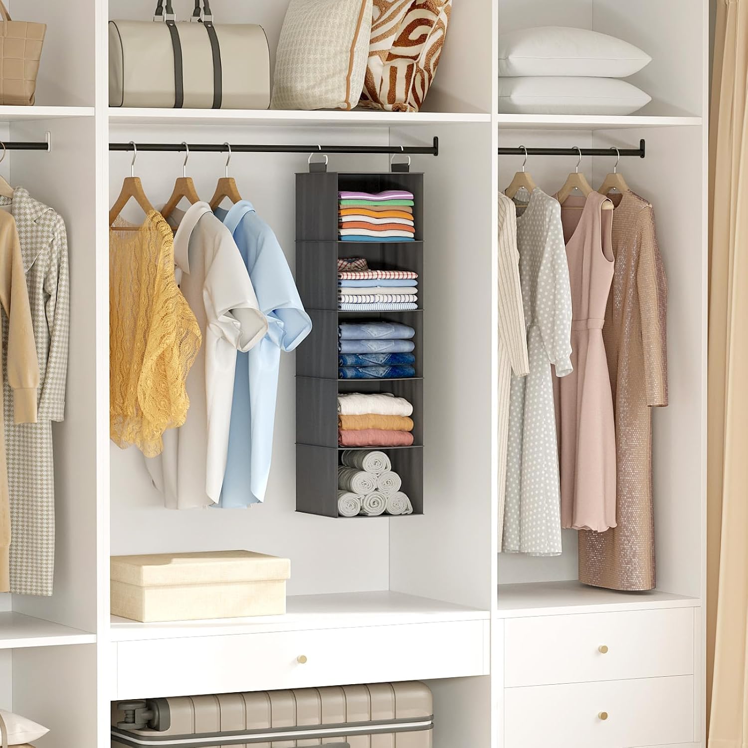 Detalle de Lifewit organizer per armadio 102 cm