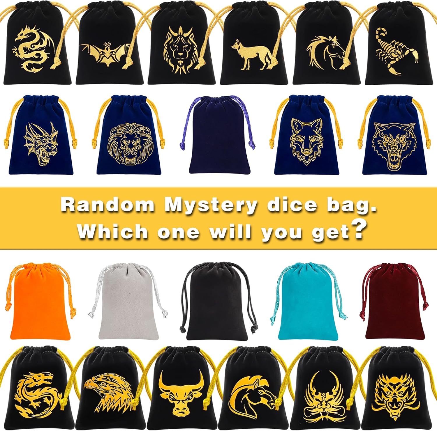 Thumbnail 4 de QMAY Mystery Dice 6x7 Polyhedral Sets