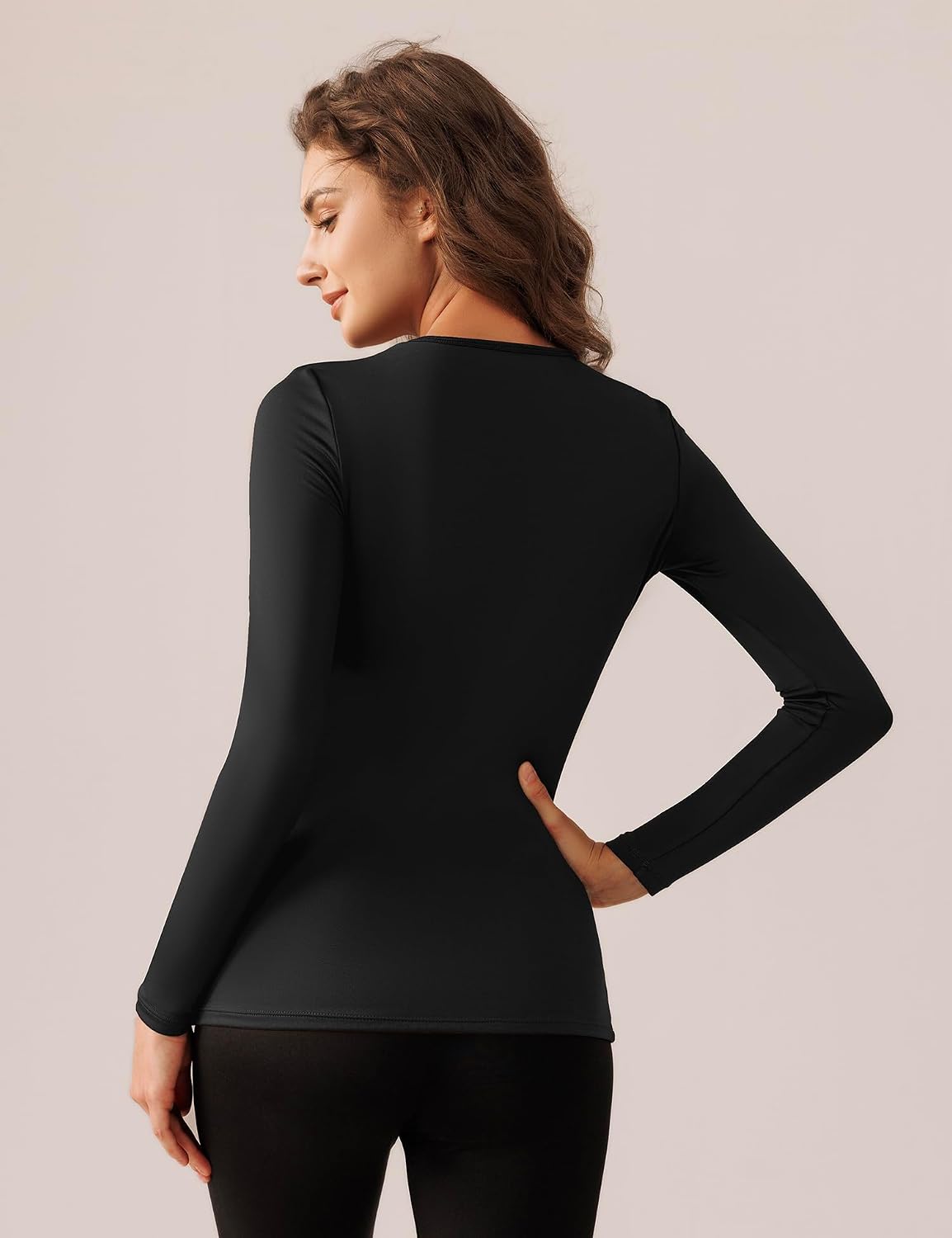 Thumbnail 3 de Harlamvar Women's Thermal Long Sleeve Top for Warmth 💃
