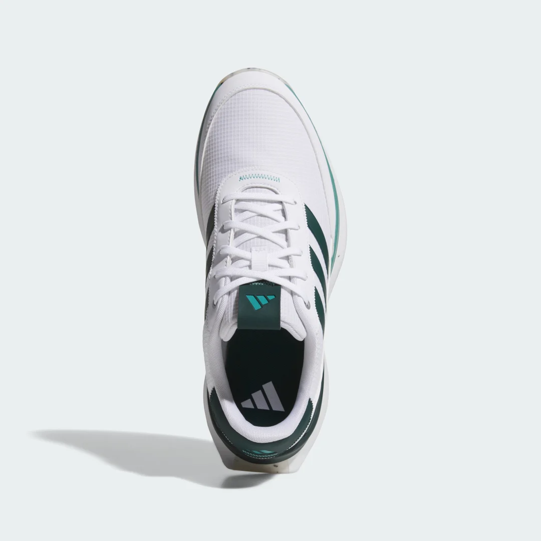 Detalle de Adidas S2G Spikeless 24: Zapatilla de golf blanca, para jugar cómodo en cualquier greens