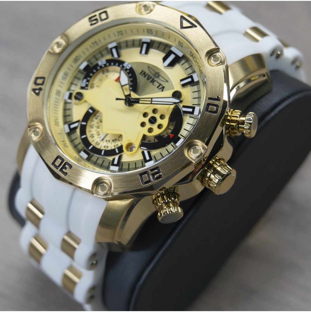 Thumbnail 6 de Invicta Pro Diver 23424: orologio al quarzo uomo in acciaio inox con cinturino in silicone bianco