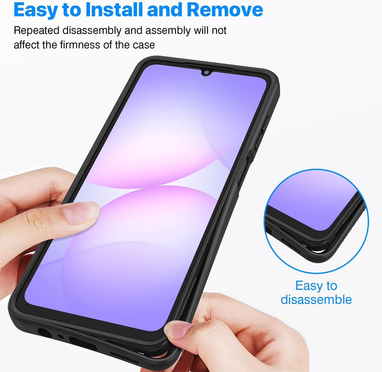 Thumbnail 6 de CENHUFO Samsung A07 case with screen protector