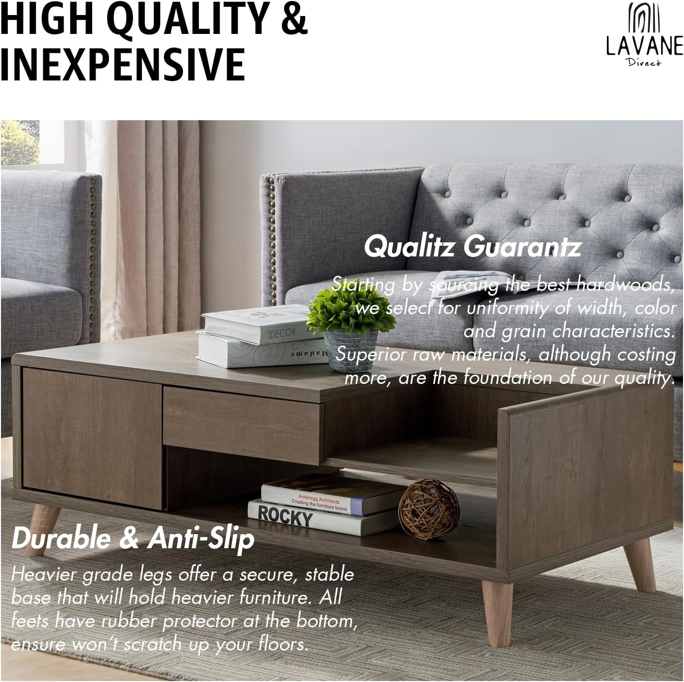 Detalle de La Vane Furniture Legs, 10-inch