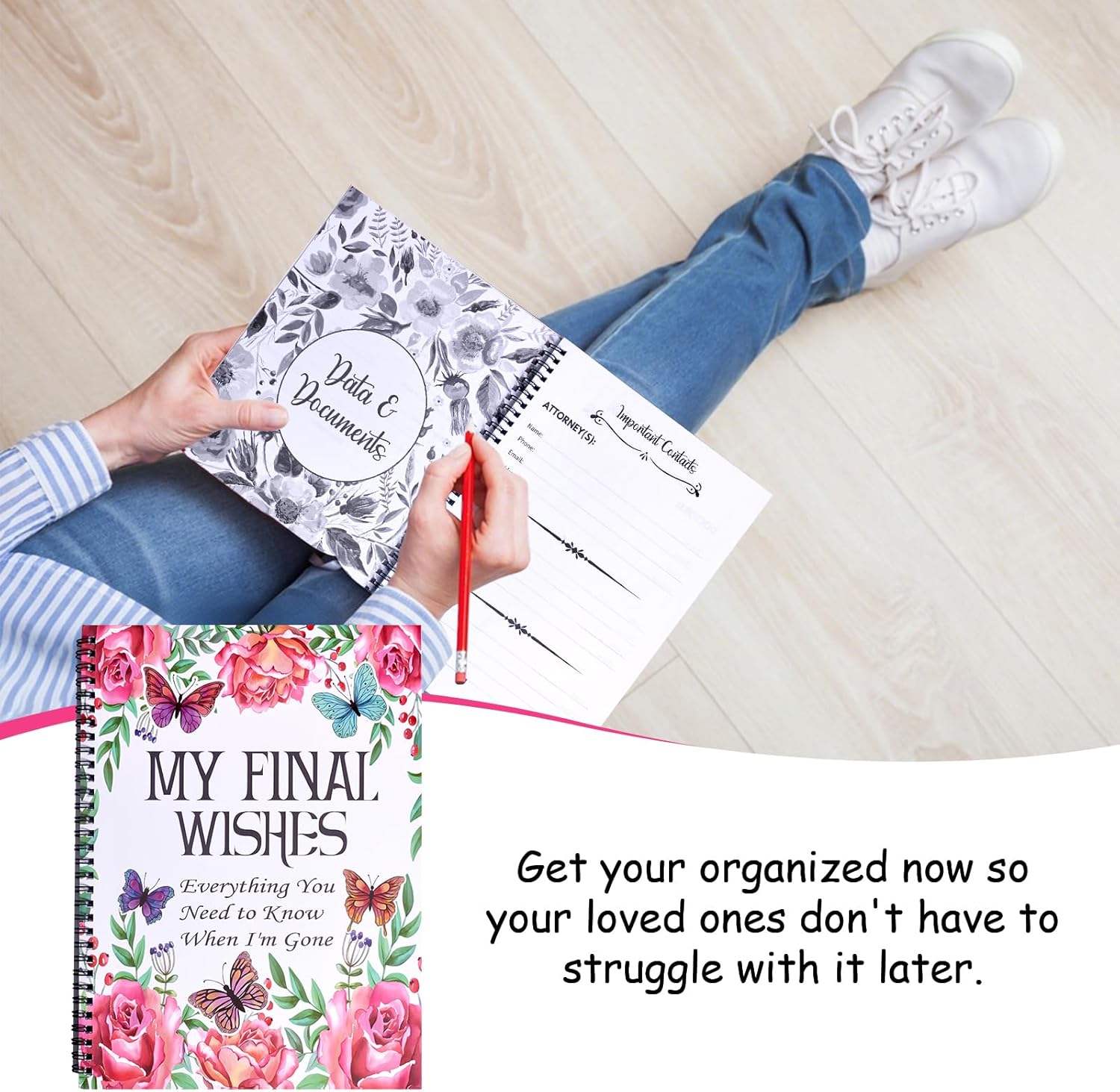 Thumbnail 3 de My Final Wishes Planner – End of Life Planner UK Book & Organizer with Checklist