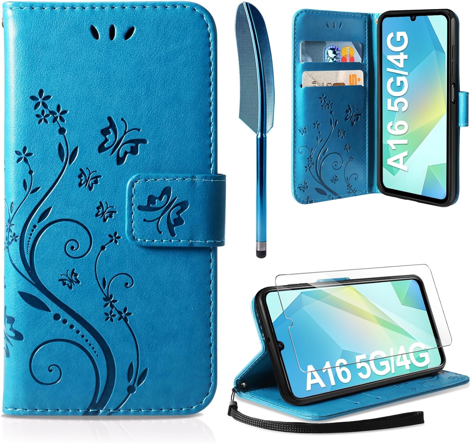 Detalle de AROYI Case for Samsung Galaxy A16 5G Wallet case