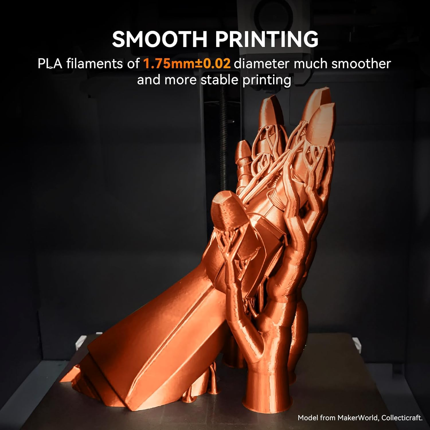 Detalle de TECBEARS Silk PLA filament 1.75 mm