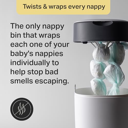Thumbnail 4 de Tommee Tippee Twist & Click Nappy Bin Odour & Germ Protection