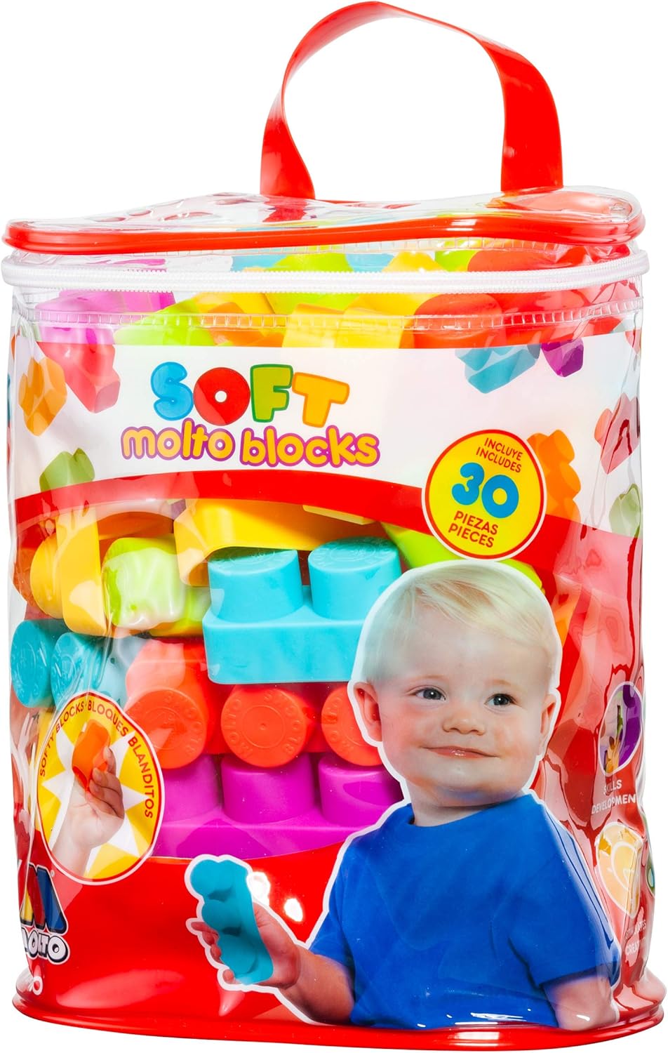 Detalle 2 de Molto Sac de Blocs Souples 30 pièces