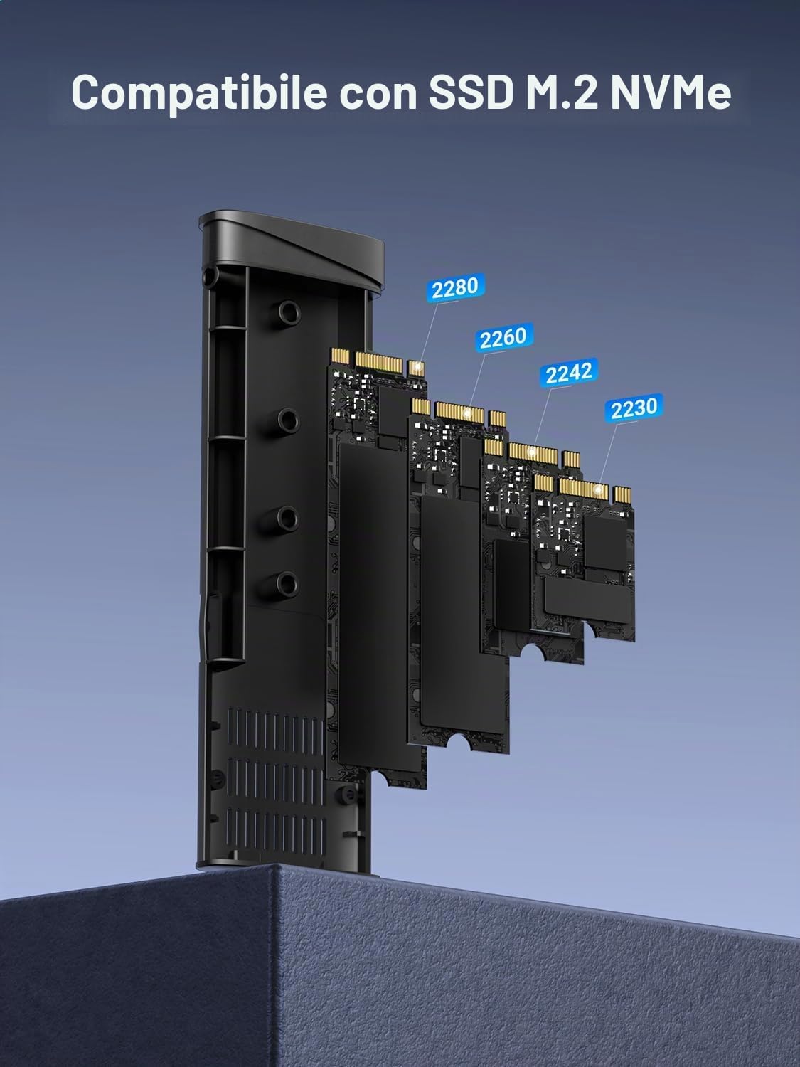 Detalle 2 de UGREEN Case SSD esterno M.2 NVMe