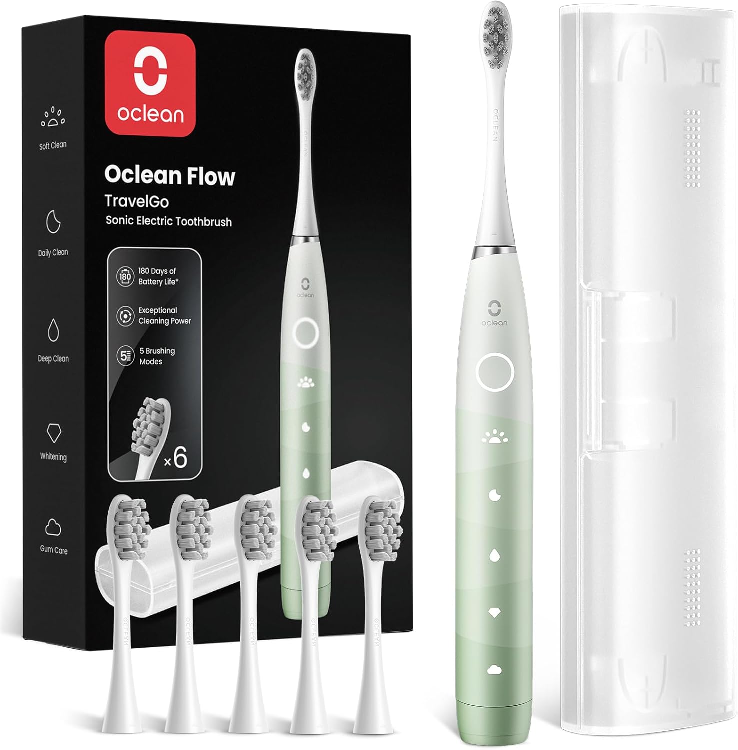Detalle de Oclean TravelGo FlowSet cepillo sónico 2500 mAh