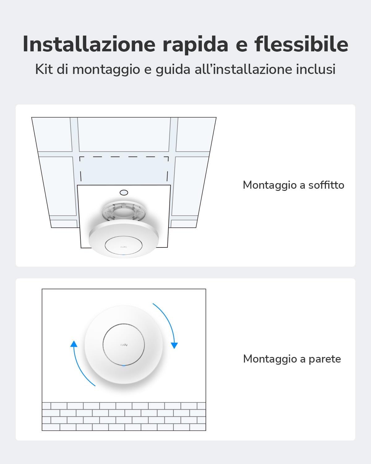 Thumbnail 5 de Cudy BE11000 Wi‑Fi 7 tri-band access point