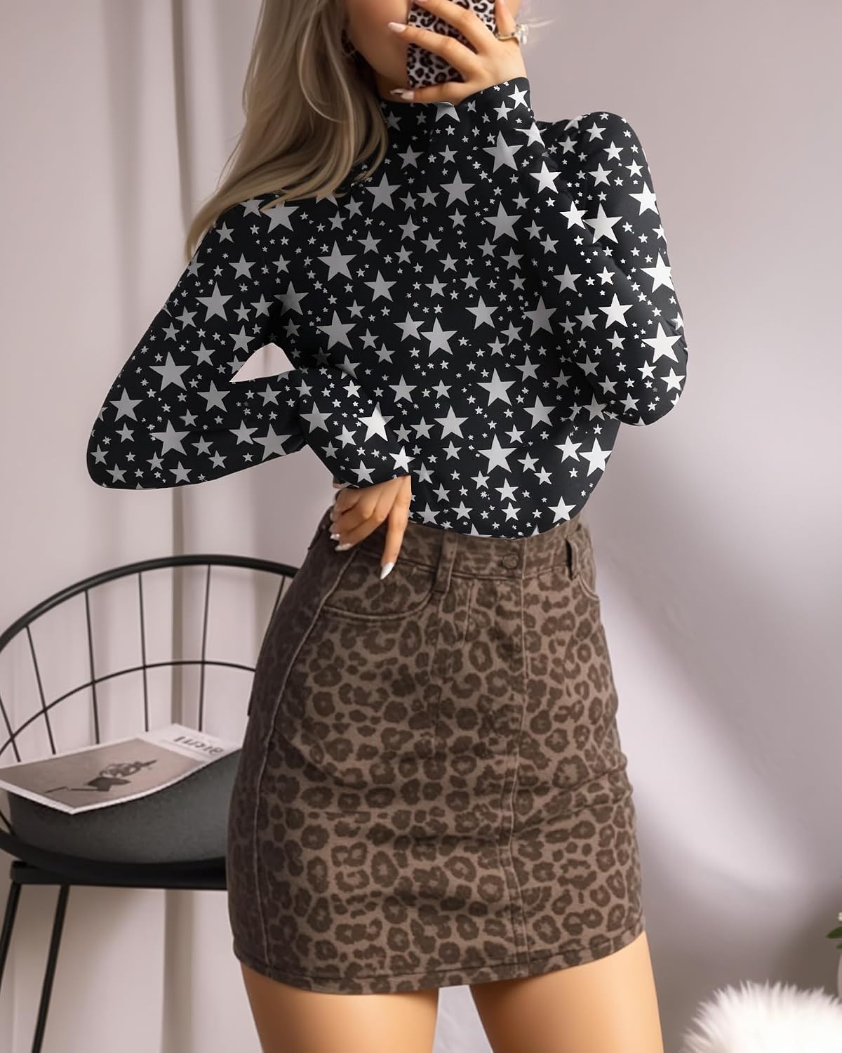 Detalle 2 de MANGOPOP Mock Turtle Neck Bodysuit