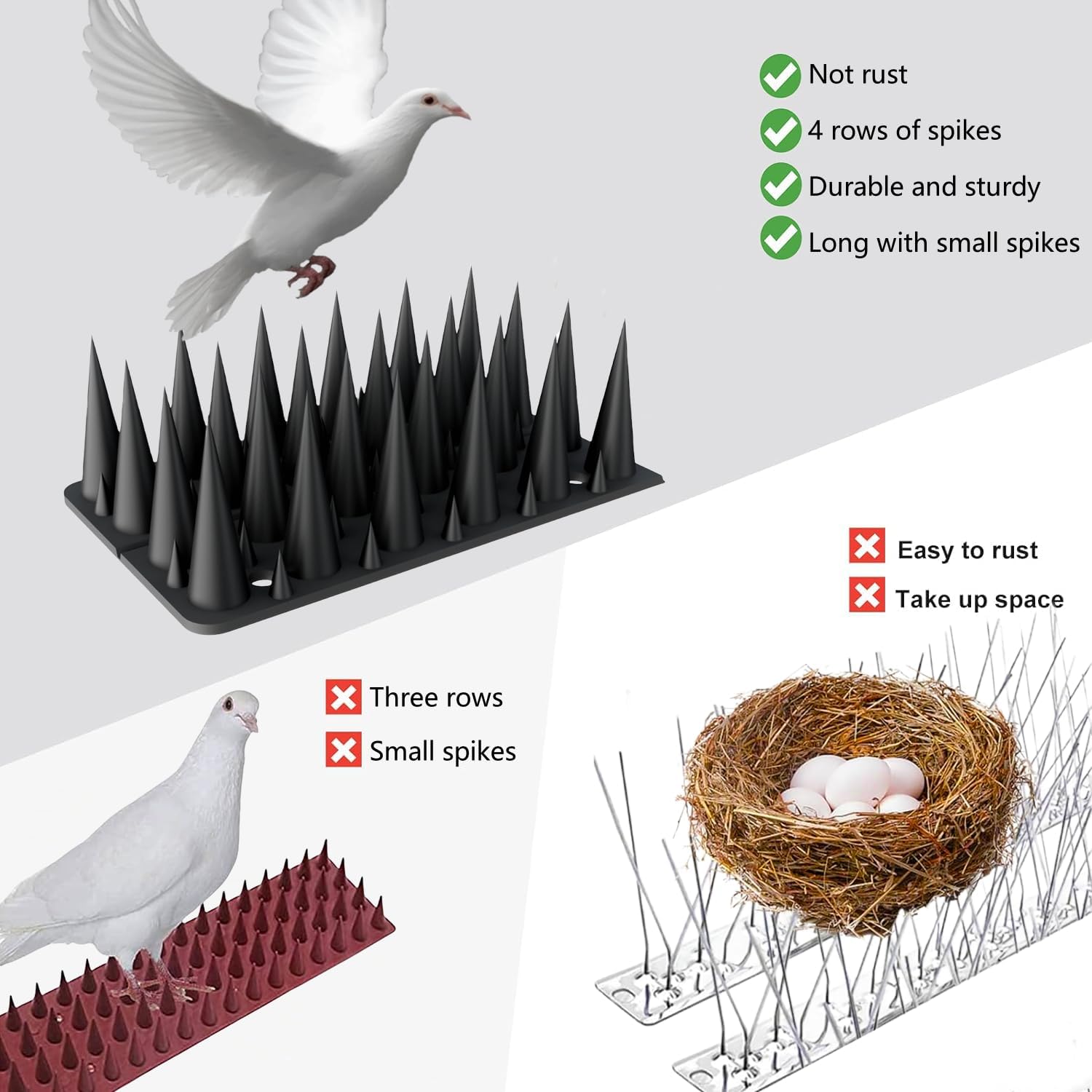 Thumbnail 2 de Apluskis Upgraded Pigeon Spikes 10-pack 🐦