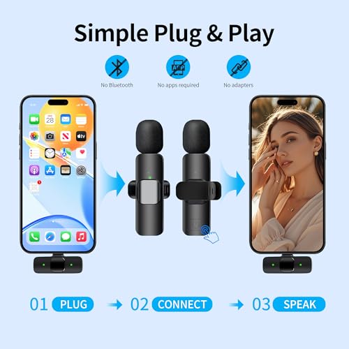 Thumbnail 7 de Uewpv 2026 Microfono Wireless: Kit dualità per Vlog e contenuti social