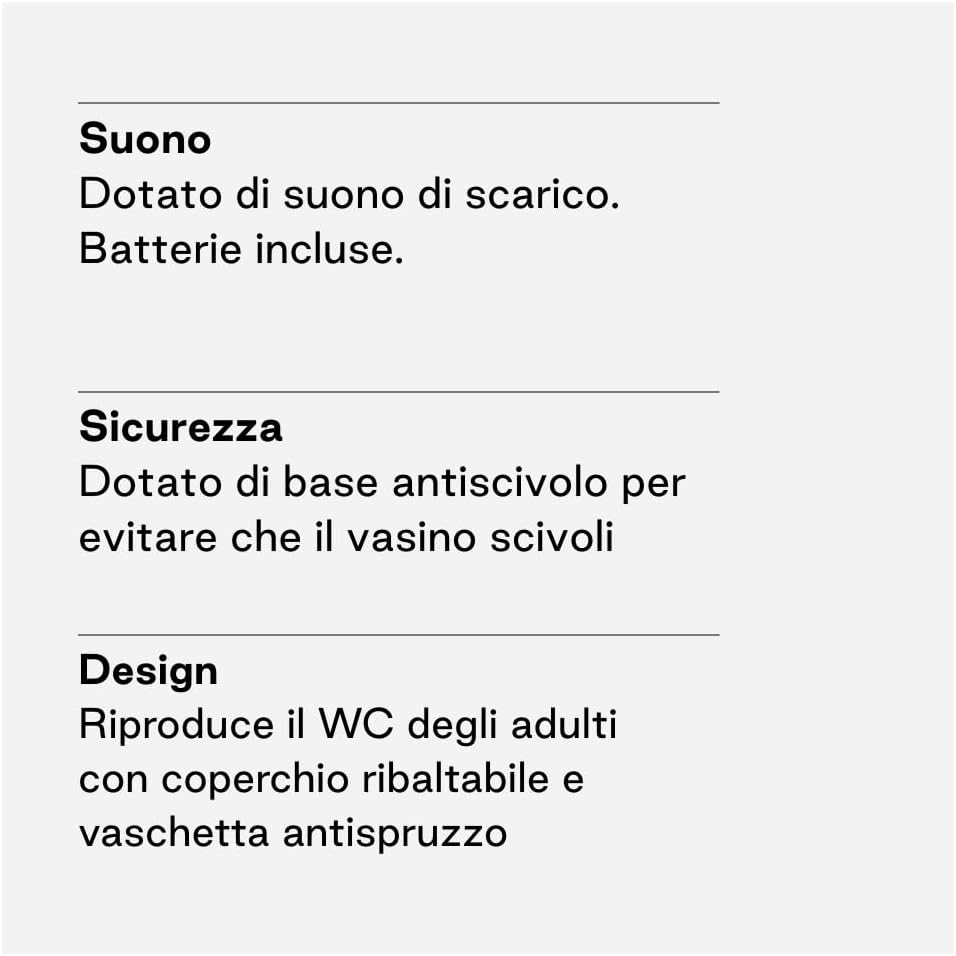 Detalle de Jané First Potty: vasino educativo con suono realista e contenitore estraibile antischizzo