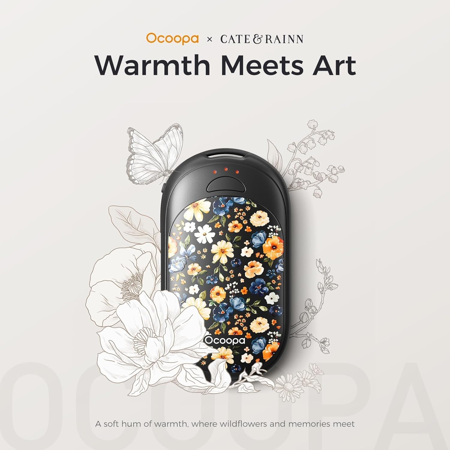Detalle de OCOOPA UT3 Lite Magnetic Hand Warmer (2 Pack) – Ultra Thin, Rechargeable
