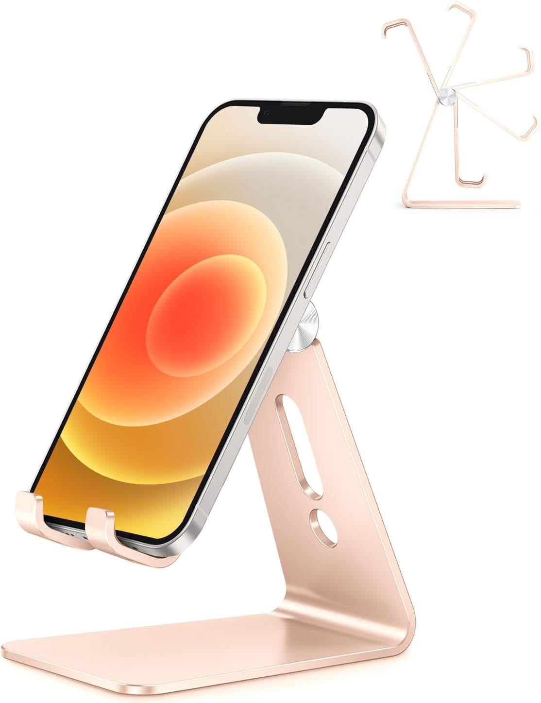 Thumbnail 5 de OMOTON Adjustable Aluminum Phone Stand with Charging Port