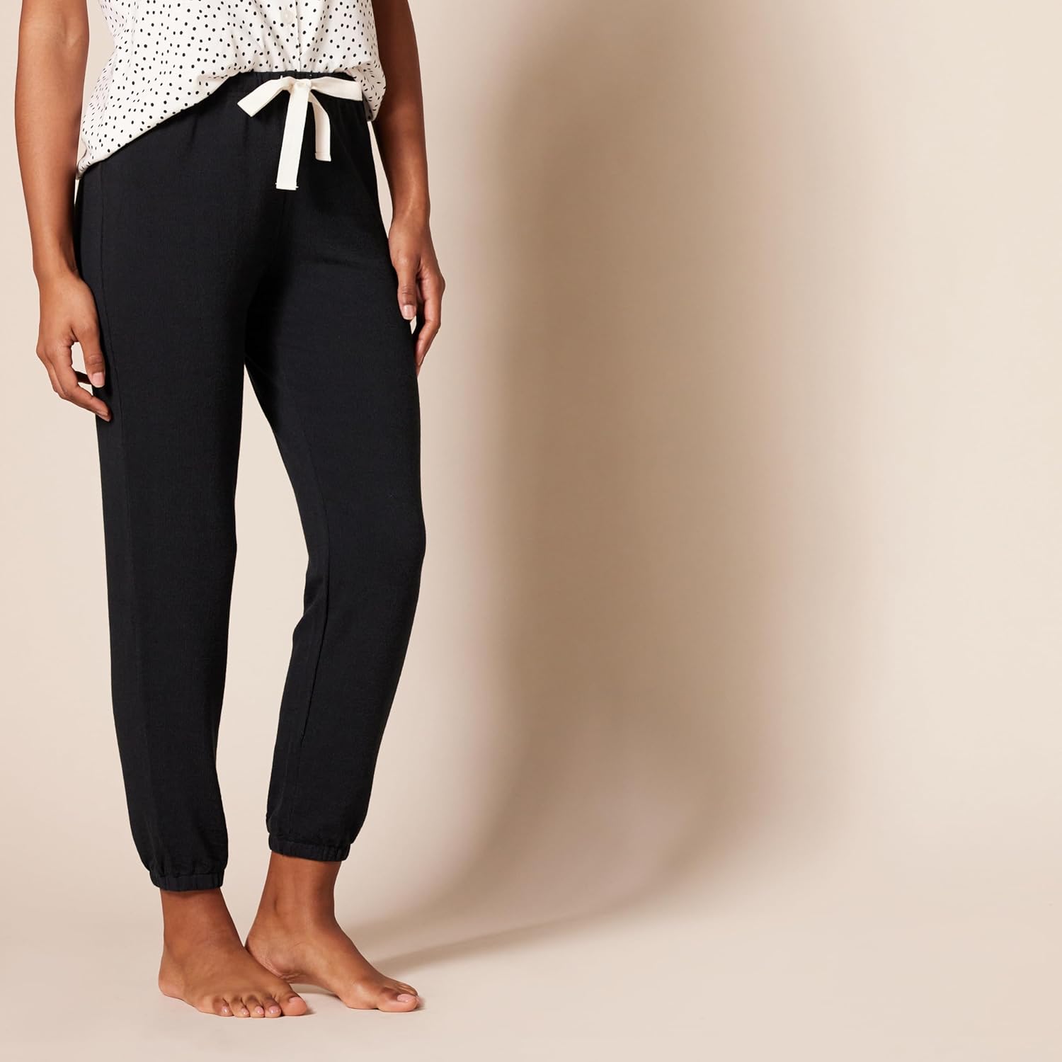 Detalle de Amazon Essentials Women's Drawstring Pajama Jogger Lounge Pants, Lightweight Terry, Plus Size