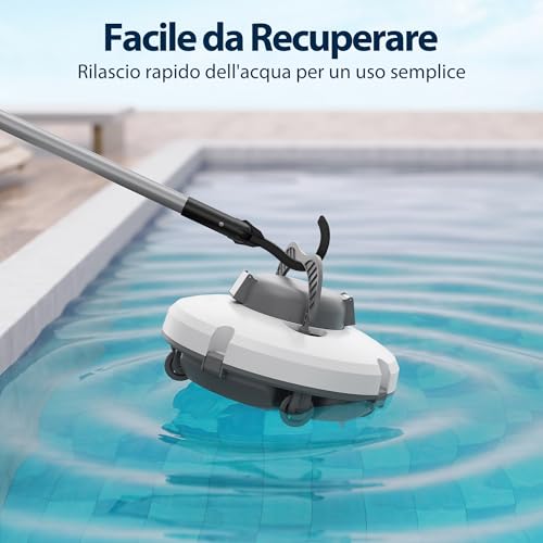 Thumbnail 8 de Vozascly (2026 Nuovo) S1 Robot Piscina Fuori Terra – Batteria Doppia Azionamento, Autonomia 130 min