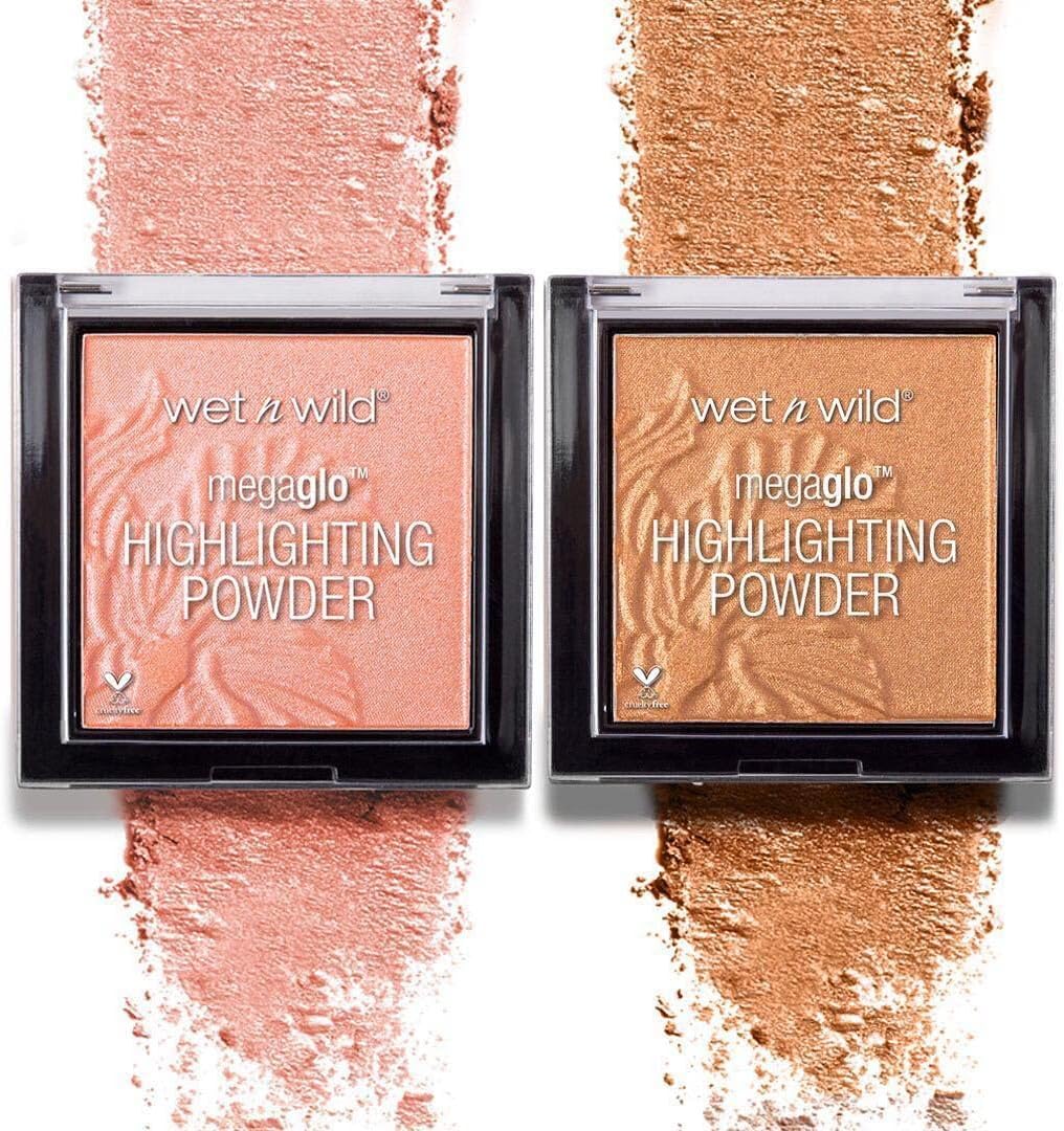 Detalle 2 de wet n wild MegaGlo Highlighting Powder Pink Rose Gold