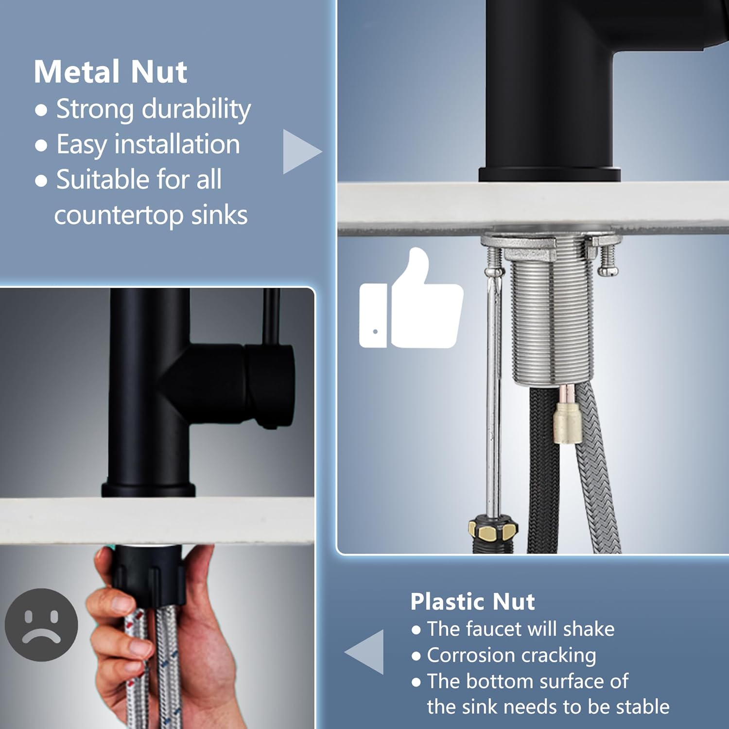 Thumbnail 6 de GIMILI Black Kitchen Faucet pull-down sprayer ๐ฐ