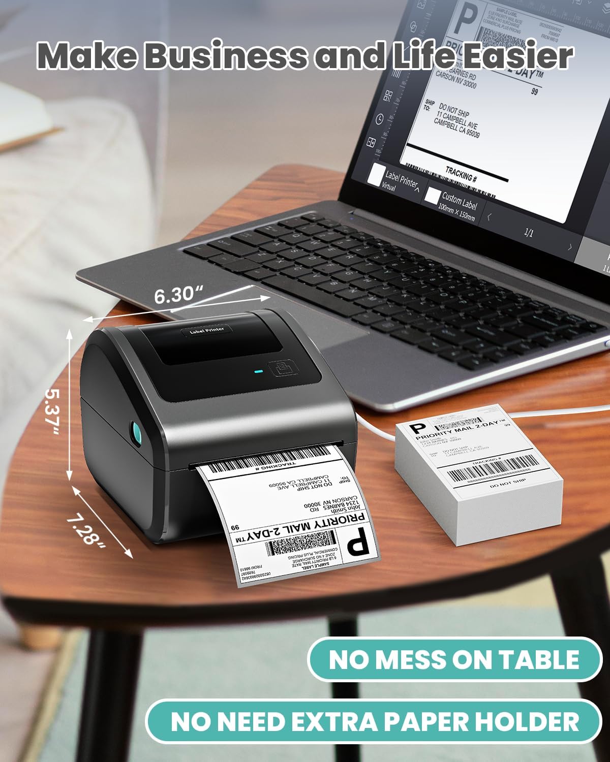 Thumbnail 6 de Phomemo D450BT 4x6 Thermal Label Printer