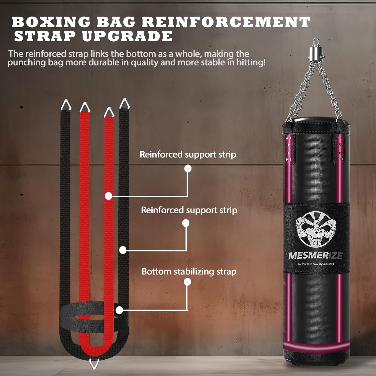 Thumbnail 1 de Mesmerize 4ft Punching Bag for Adults 🥊
