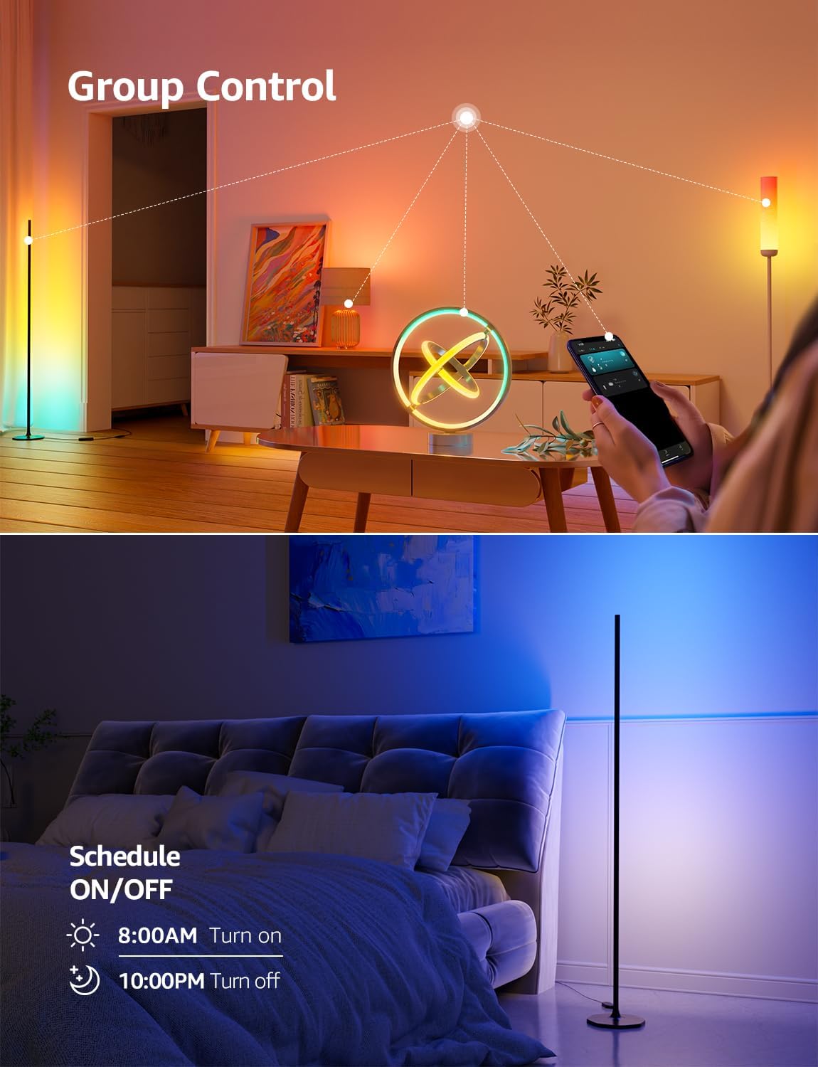Thumbnail 6 de Lepro OE1 AI Floor Lamp: Music‑Sync Smart Corner Lamp with AI Lighting Designer
