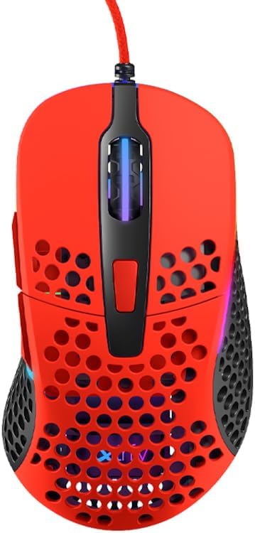 Detalle de Xtrfy M4 RGB Ratón gaming ultraligero