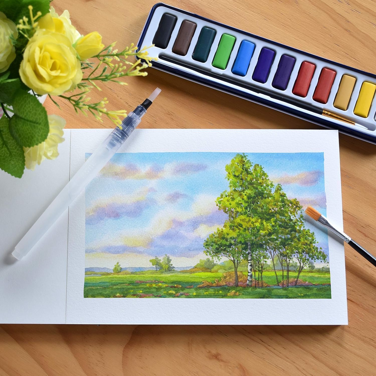 Thumbnail 6 de STATIONERY ISLAND Watercolour Paper A5 Pad 300gsm