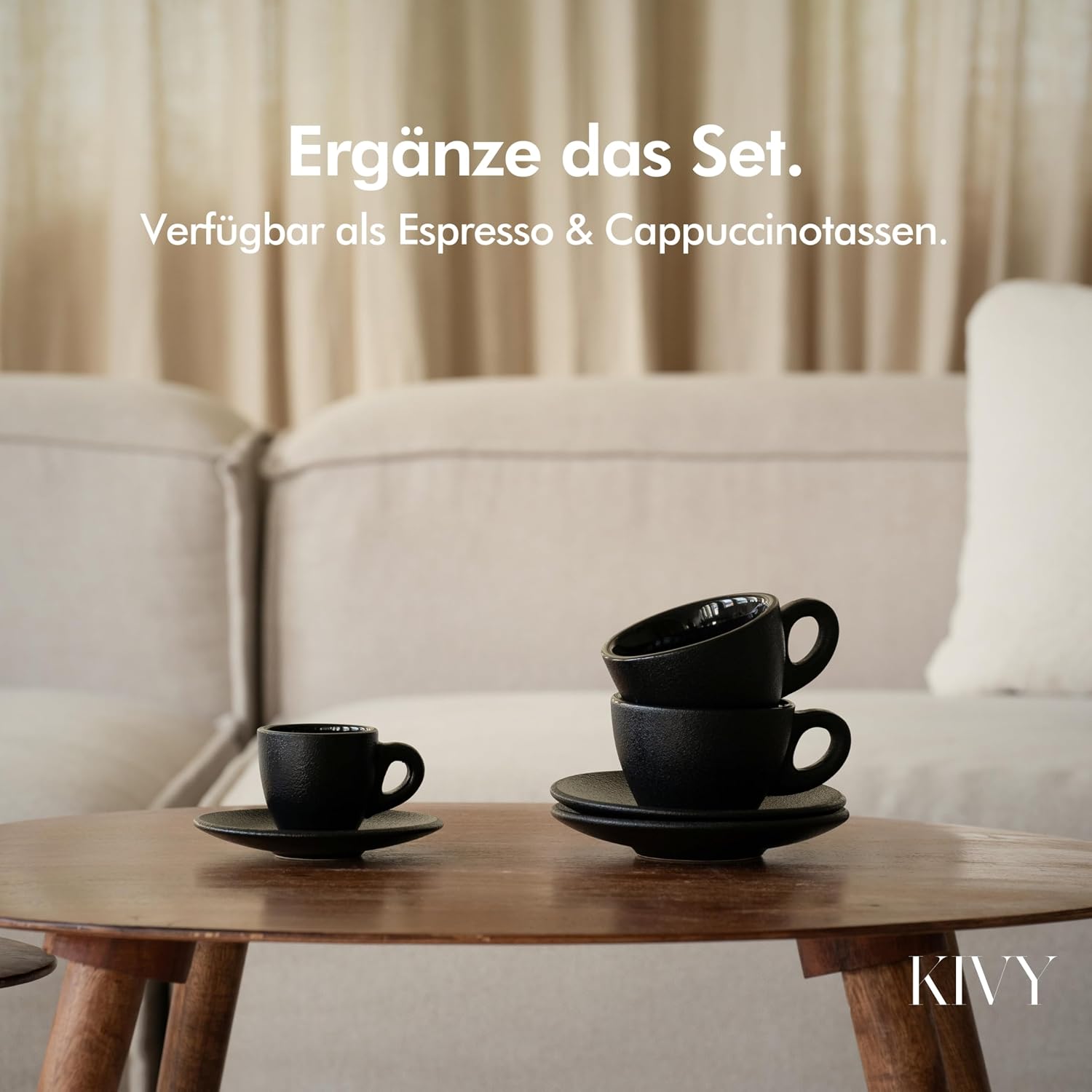 Thumbnail 5 de KIVY Espresso Tassen Set 4x75ml