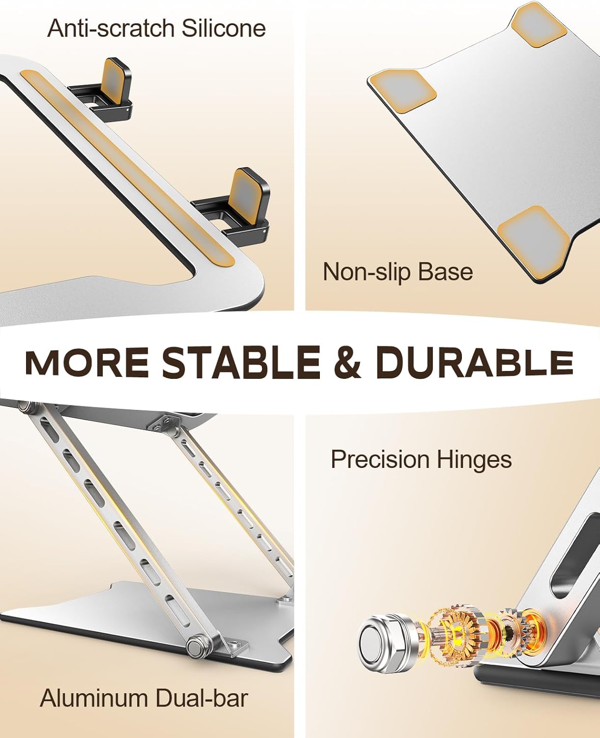 Thumbnail 4 de Babacom Ultra-Slim Portable Laptop Stand (Height Adjustable, Foldable) for 10–15.6-inch laptops