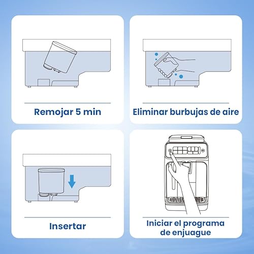 Thumbnail 6 de Mutital filtros de agua para cafetera compatibles con Philips AquaClean (CA6903) – 4 unidades