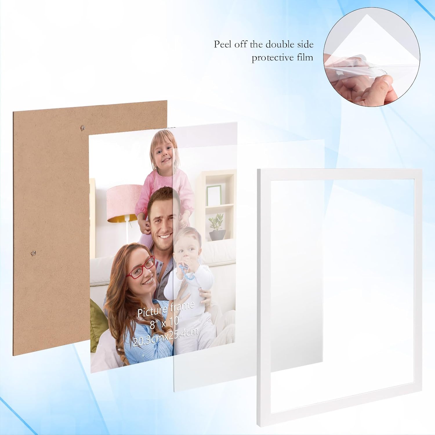 Thumbnail 6 de Giftgarden Marco 20x25 cm Blanco para Decoración Elegante 🖼