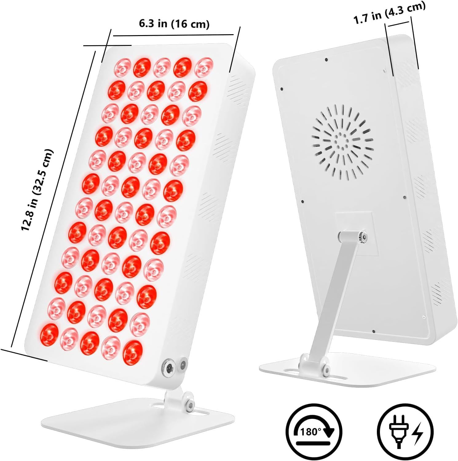 Detalle 1 de YKoliron YJMCP-0MB-HG60D0BK-SAC-US Red Light Panel, 660 nm & 850 nm