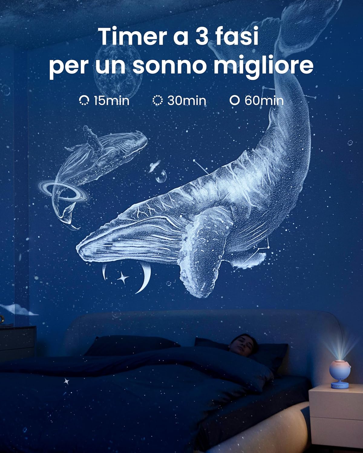 Thumbnail 3 de POCOCO Galaxy Lite proiettore di stelle 6h 📽