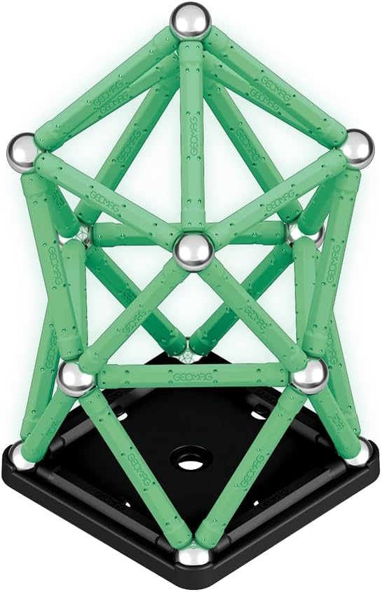 Detalle 2 de Geomag Glow Recycled Construcciones Magnéticas Luminosas