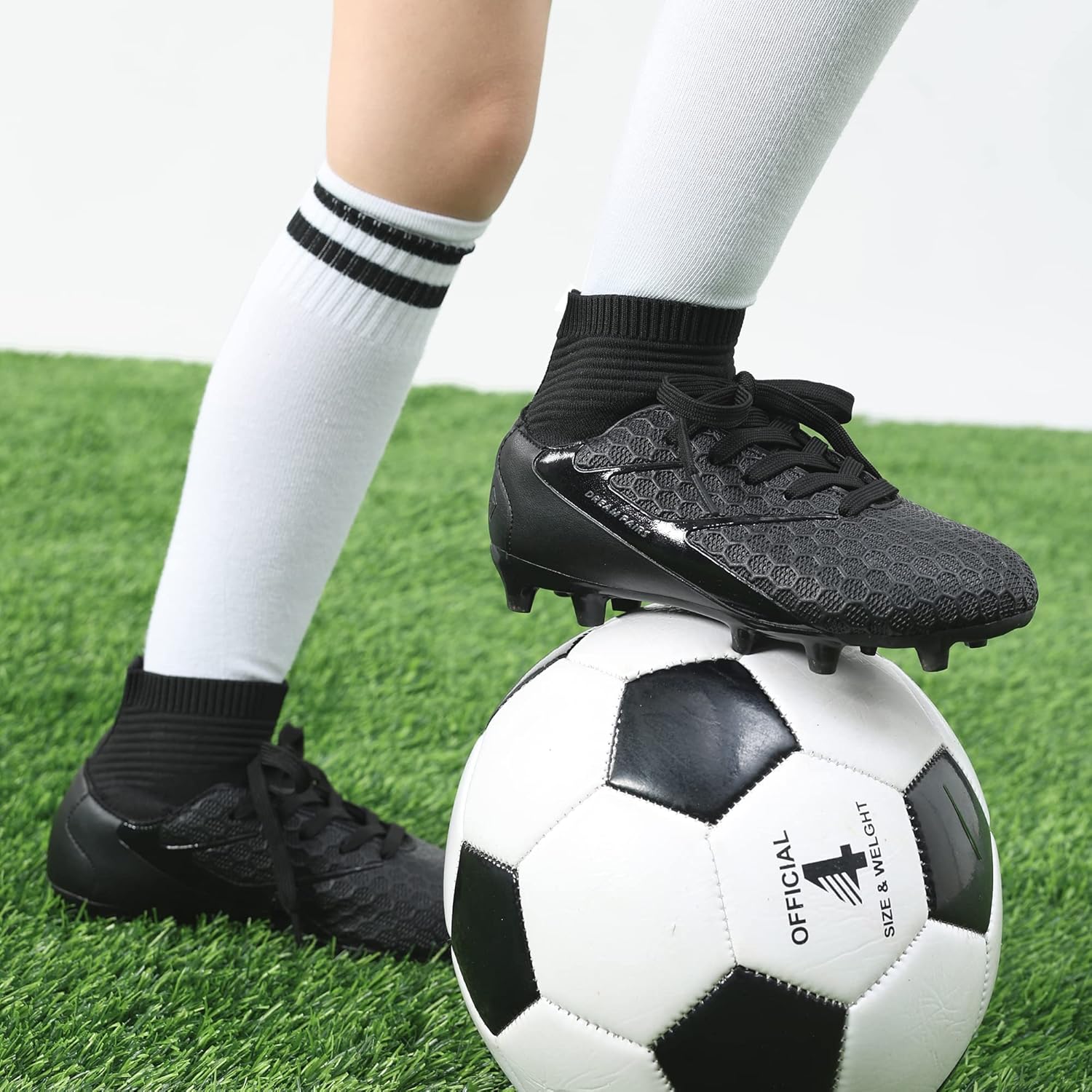 Thumbnail 1 de DREAM PAIRS Youth High-Top Soccer Cleats for Boys & Girls (Firm Ground Outdoor)