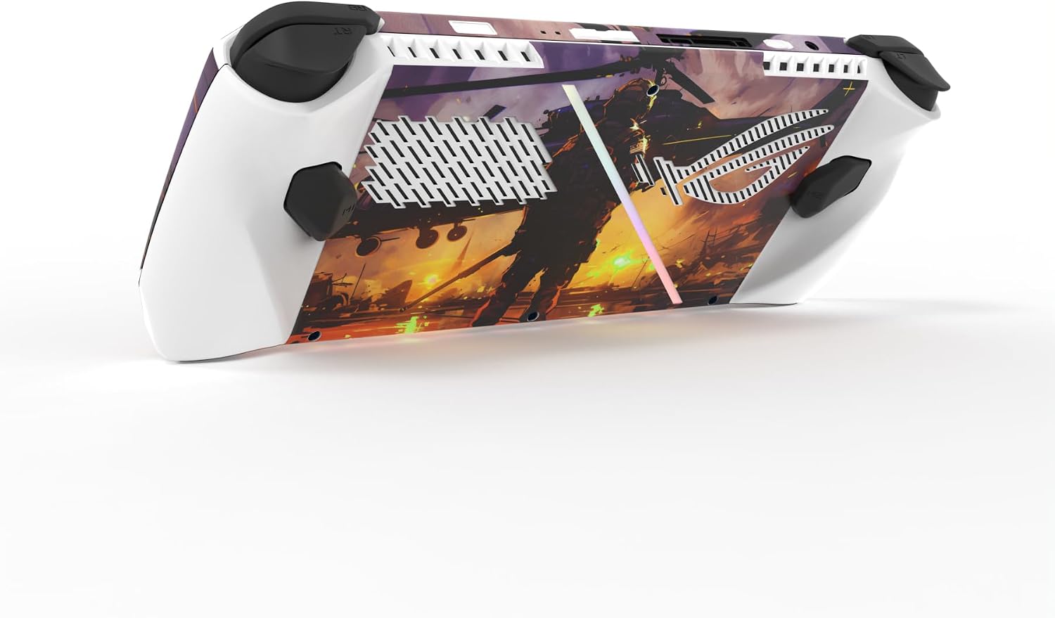 Detalle de PlayVital 2 Set Protective Skin Decal for ROG Ally — Breaking Dawn