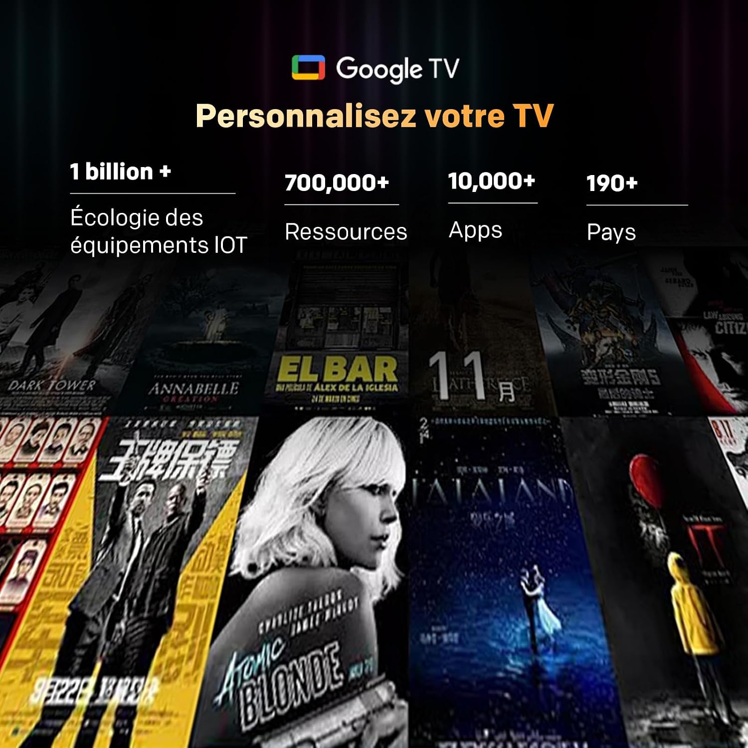 Thumbnail 6 de Metz 43 pouces MQH7000Z: TV LED QLED+ FHD avec Google TV et HDR10