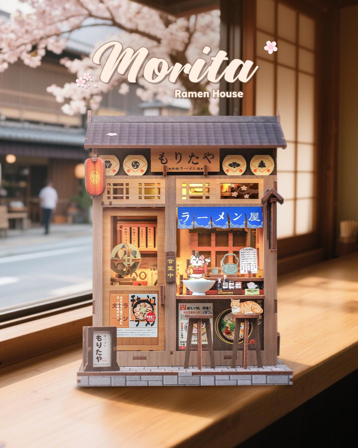 Thumbnail 2 de Cutefun Book Nook Japan DIY Ramen Shop kit 📦