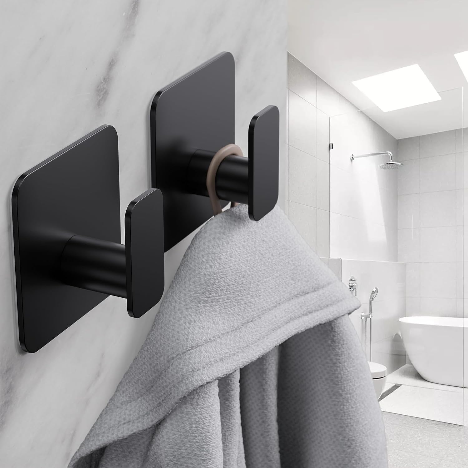 Detalle de Self adhesive hooks, 4 pack, 10kg load
