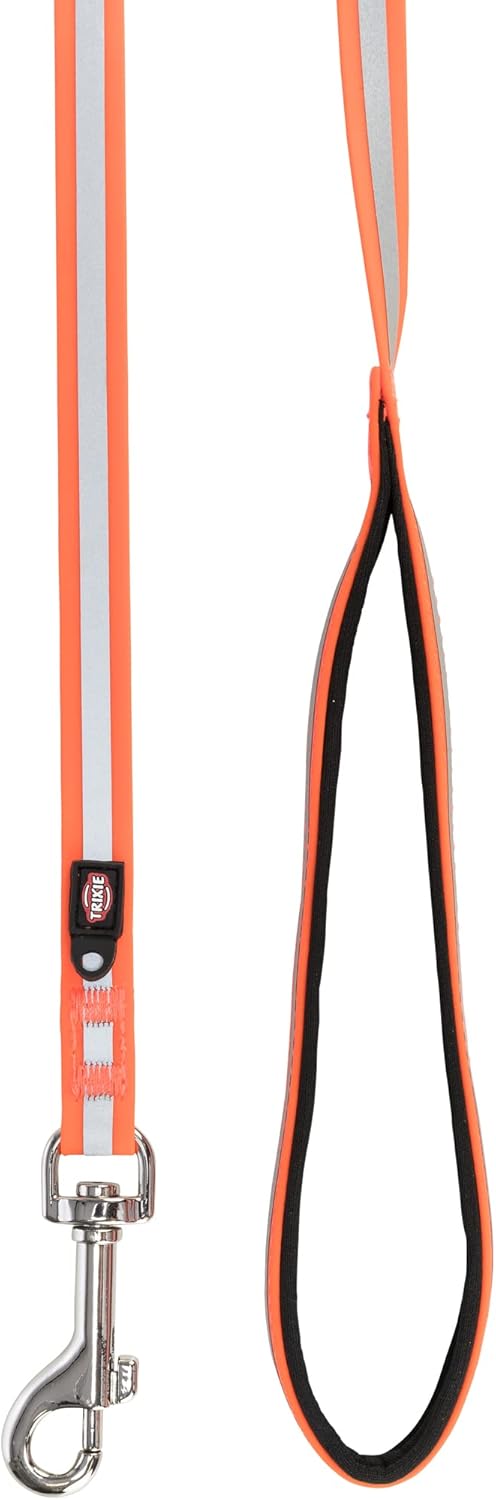 Thumbnail 3 de TRIXIE Longe M–XL 10 m / 17 mm orange – longe réfléchissante pour chiens de taille moyenne à très grande