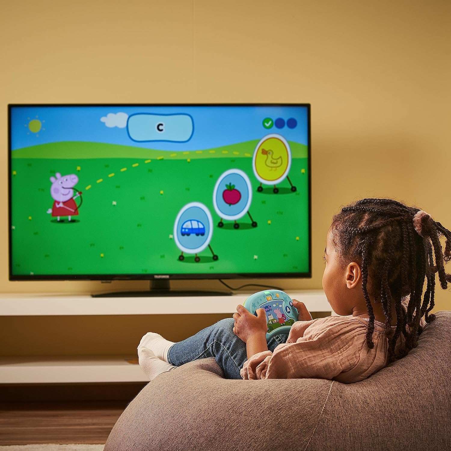 Thumbnail 6 de VTech ABC Smile TV – Peppa Pig Lernkonsole für den Fernseher (HDMI-Stick, kabellos)