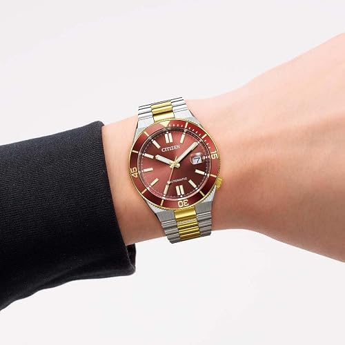 Detalle de Citizen NJ0234-58X Tsuyosa Shore: reloj automático de estilo sobrio para uso diario